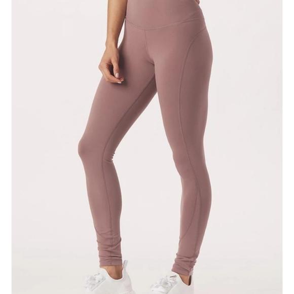 Glyder Pants - GLYDER Lavender Bark Pure Pocket Leggings  M